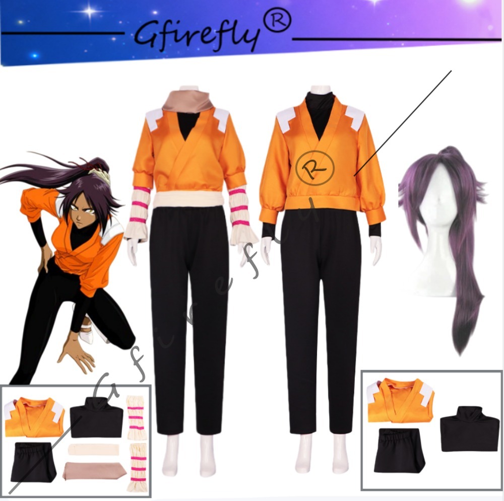 Anime Cosplay Manga - BLEACH Yoruichi Shihouin Cosplay Costume Same