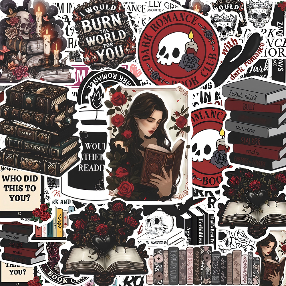 Anime Cosplay Romance - 10/30/50pcs Gothic Dark Romance Reader Stickers