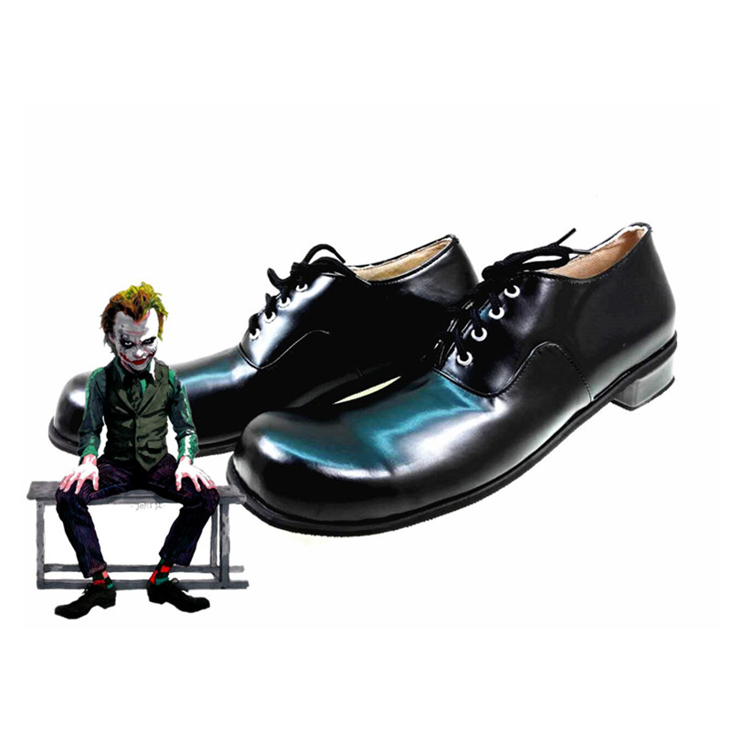 34cm Leather Anime Clown Shoes - Anime Cosplay For Black Guys ulasan dan harga