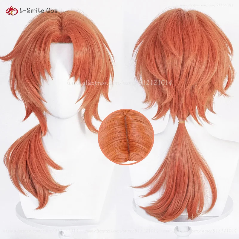 xiaoxiao Anime Hanako-kun Aoi  - Anime Cosplay Orange Hair ulasan dan harga