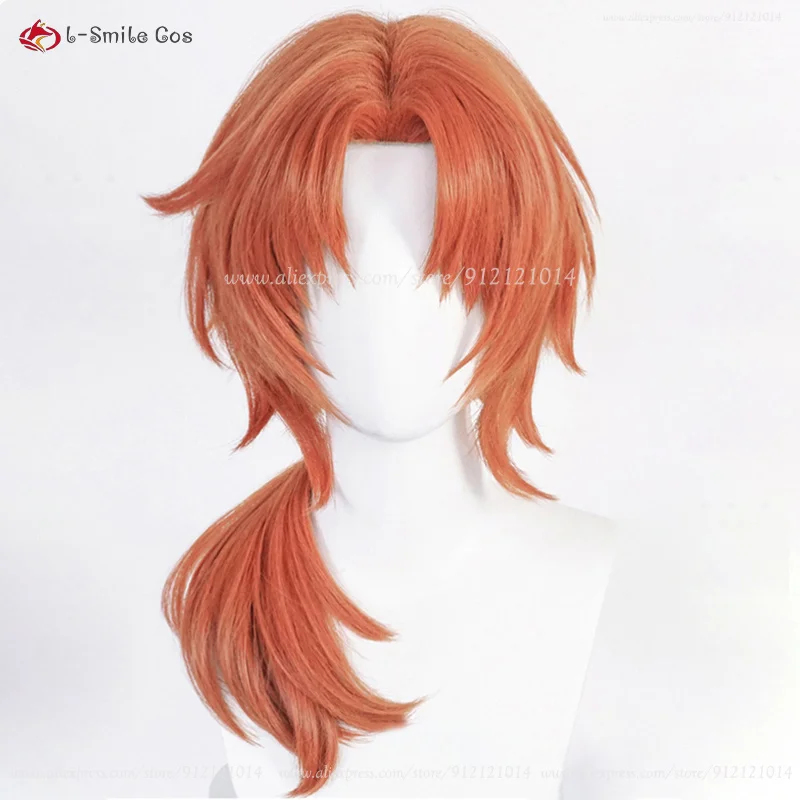 xiaoxiao Anime Hanako-kun Aoi  - Anime Cosplay Orange Hair ulasan dan harga