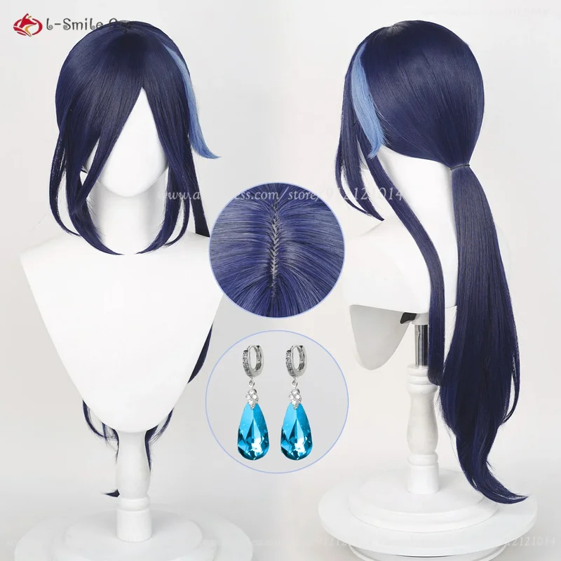 xiaoxiao Fontaine Clorinde Cos - Anime Cosplay Blue Hair ulasan dan harga