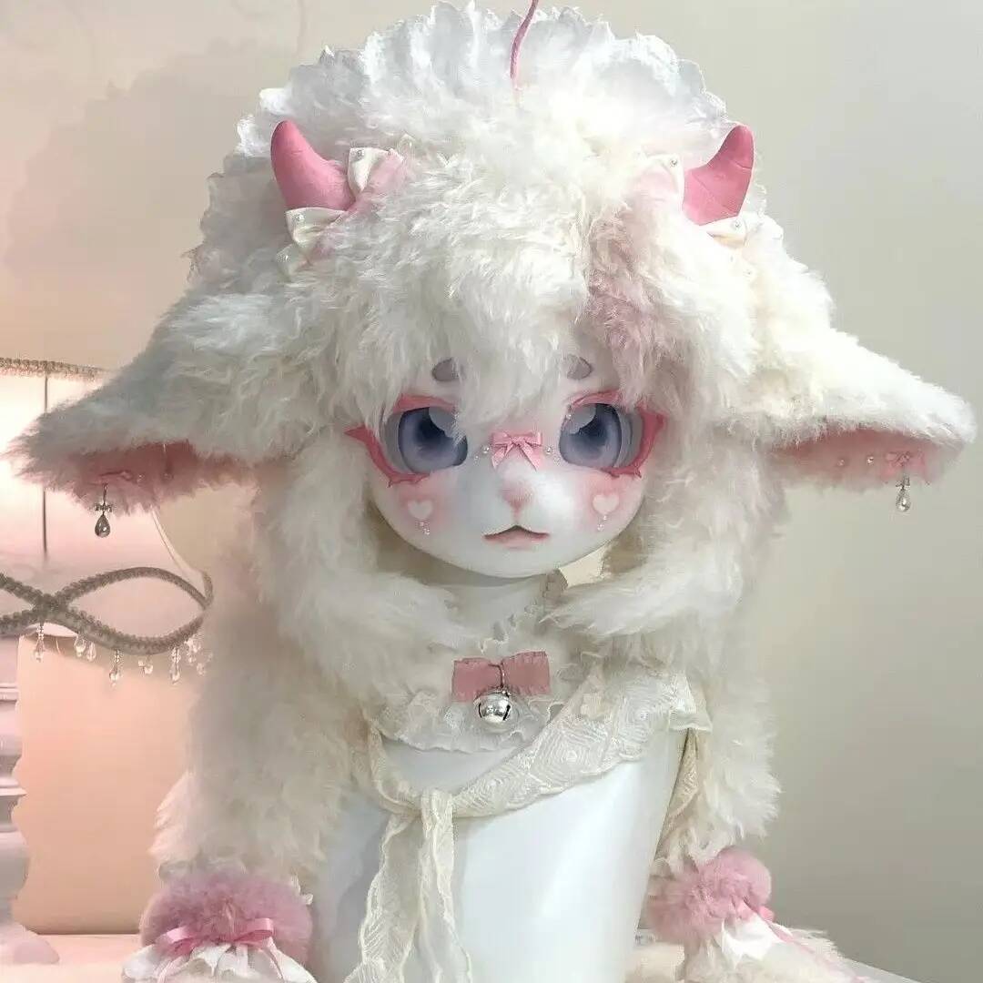 Handmade Kig Fursuit Head, Cut - Anime Cosplay Female ulasan dan harga
