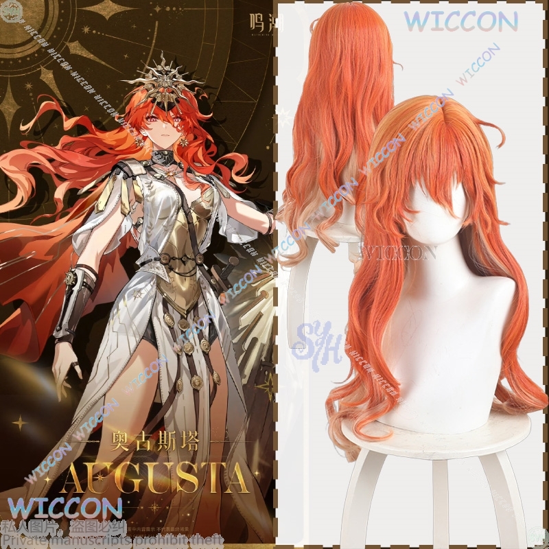 Anime Game Wuthering Waves Cos - Anime Cosplay Orange Hair ulasan dan harga