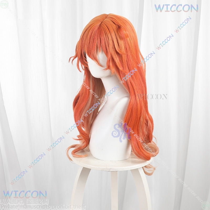Anime Game Wuthering Waves Cos - Anime Cosplay Orange Hair ulasan dan harga