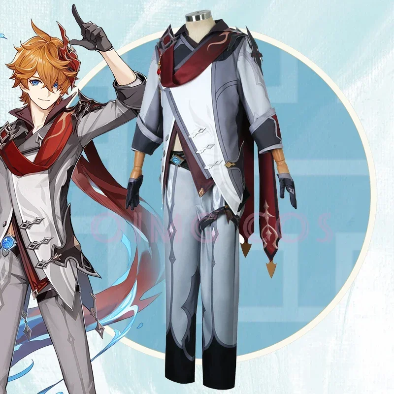 Genshin Impact Tartaglia Cospl - Costume Anime Cosplay ulasan dan harga