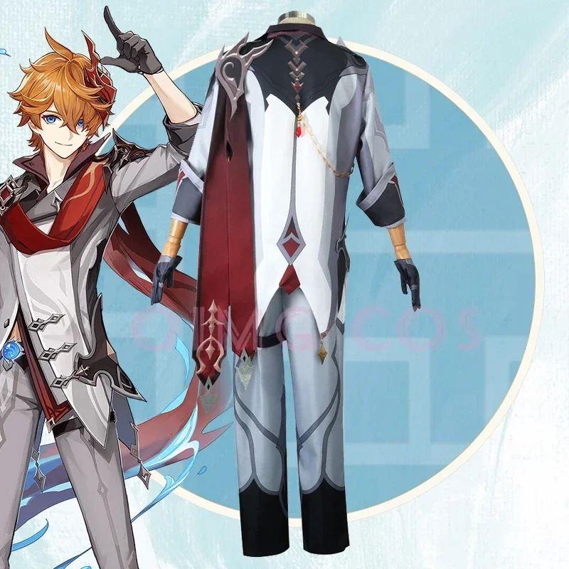 Genshin Impact Tartaglia Cospl - Costume Anime Cosplay ulasan dan harga
