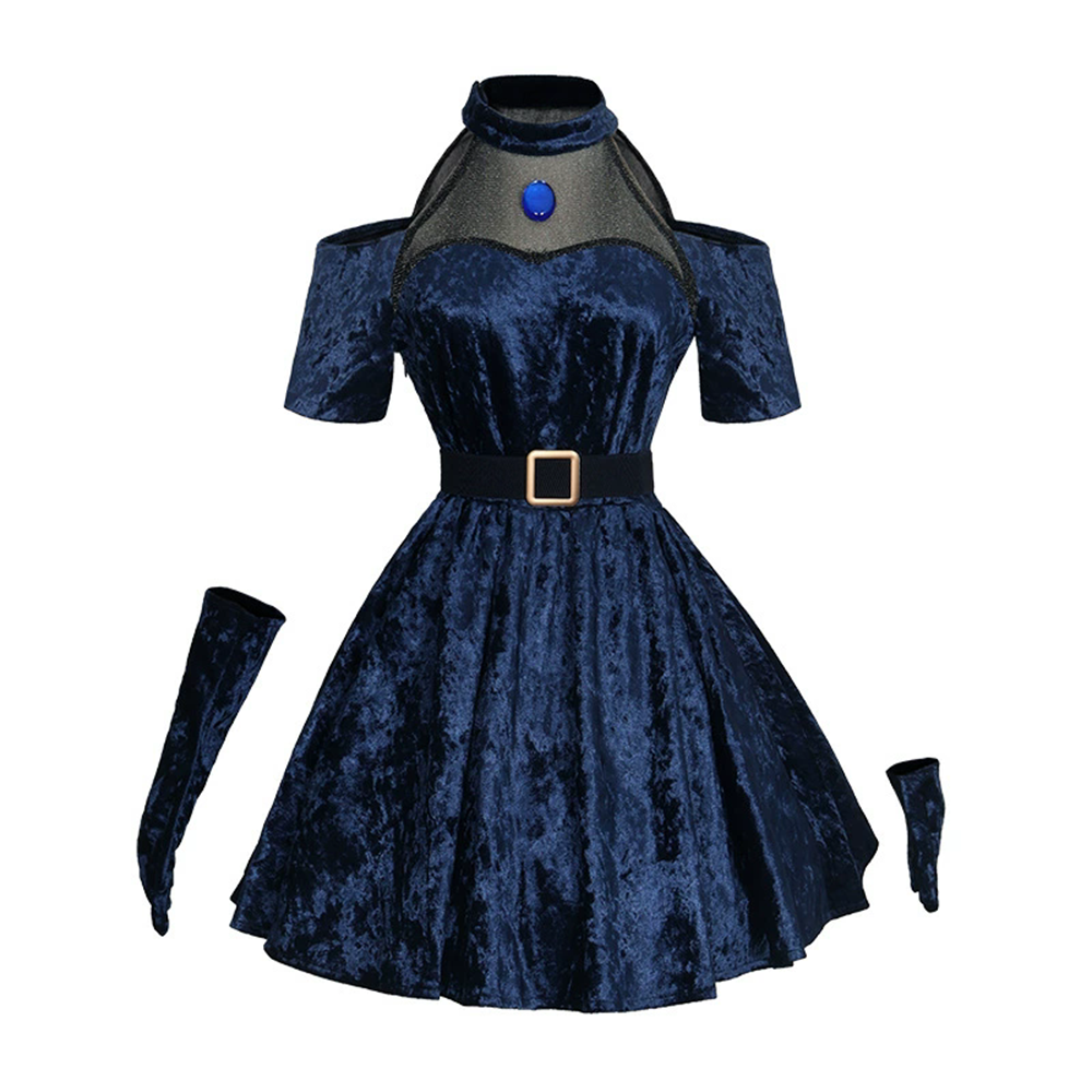 Mizi Cosplay Anime Alien Stage - Anime Cosplay Blue Hair ulasan dan harga