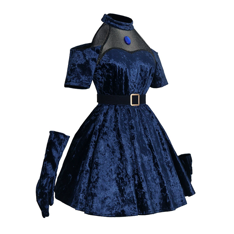 Mizi Cosplay Anime Alien Stage - Anime Cosplay Blue Hair ulasan dan harga