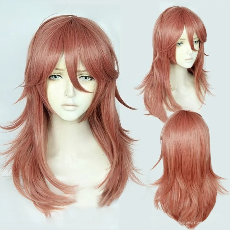 Anime COS Angel Devil Cosplay  - Anime Cosplay Orange Hair ulasan dan harga