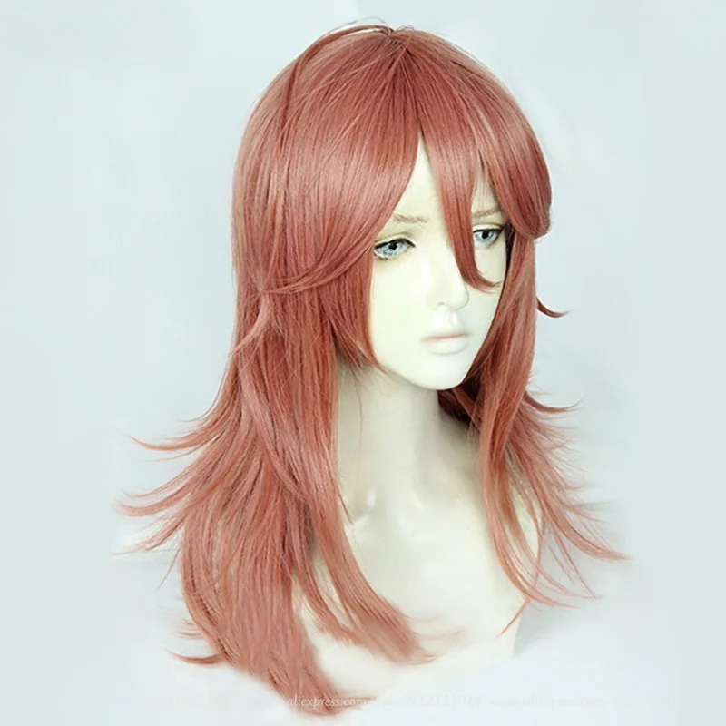 Anime COS Angel Devil Cosplay  - Anime Cosplay Orange Hair ulasan dan harga
