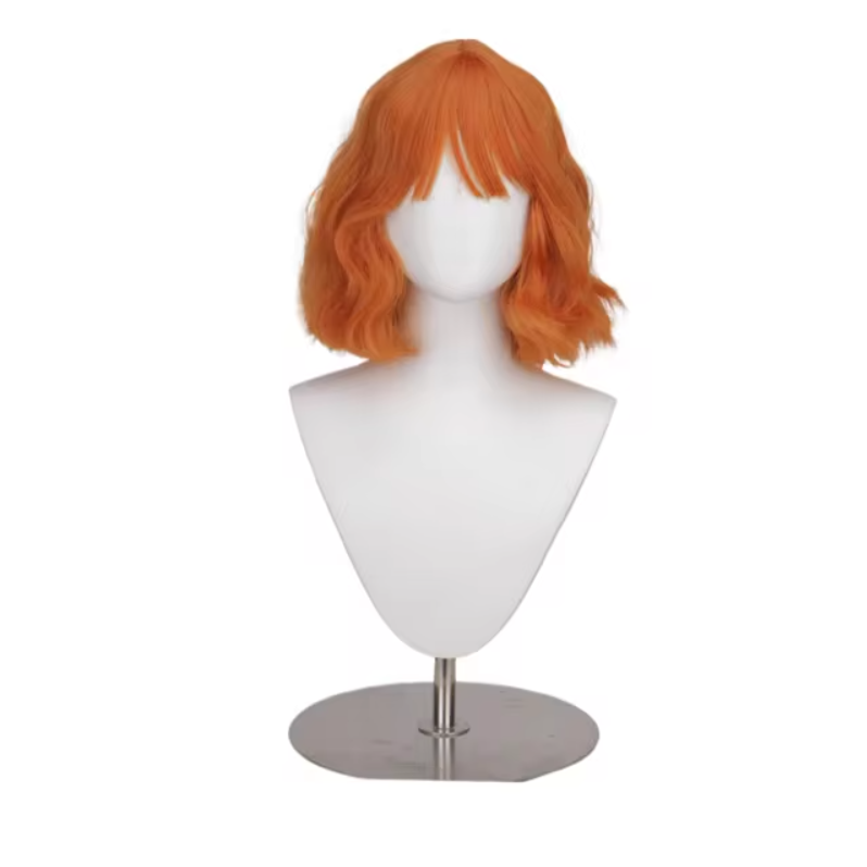 Nami  Cosplay Wigs Nami Short  - Anime Cosplay Orange Hair ulasan dan harga