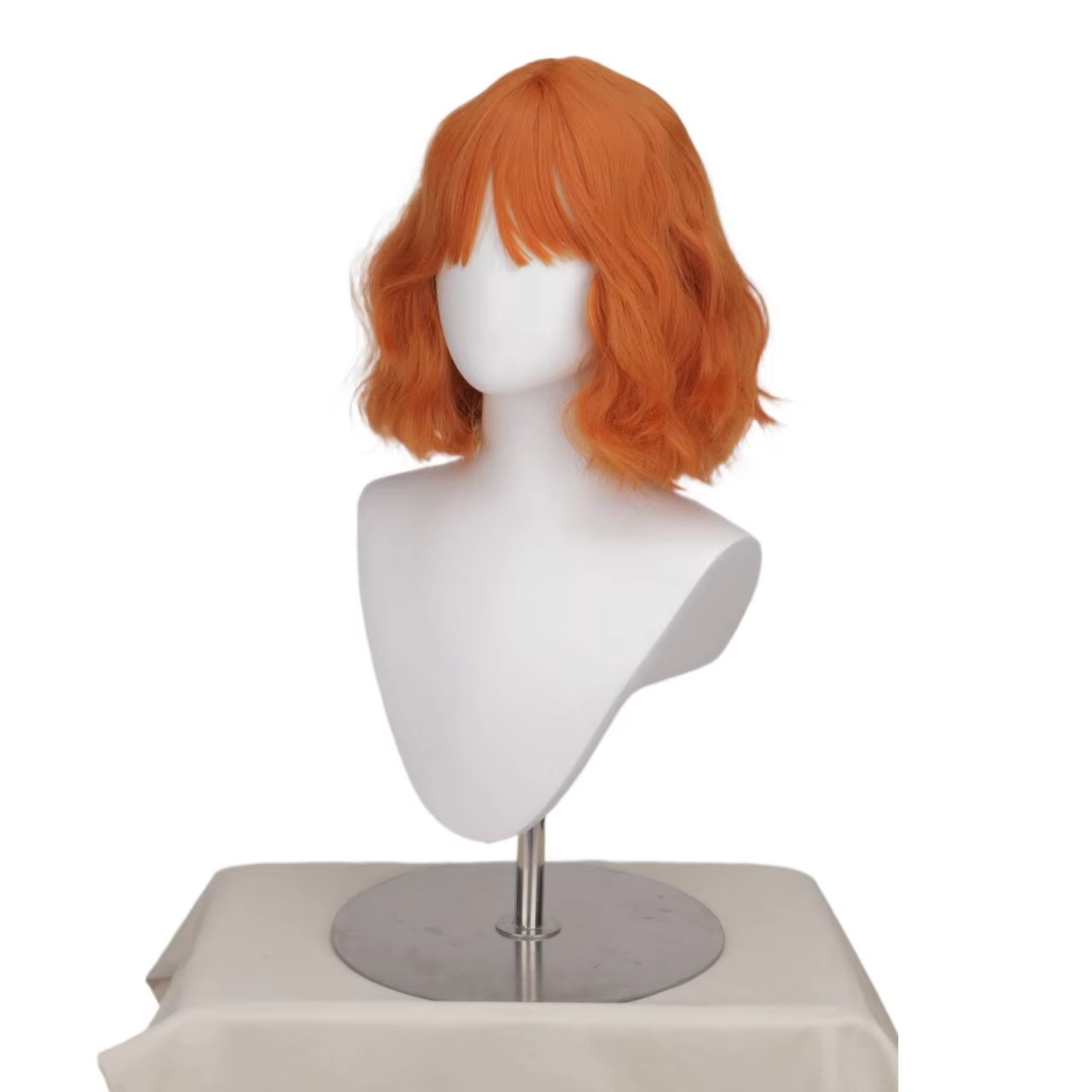 Nami  Cosplay Wigs Nami Short  - Anime Cosplay Orange Hair ulasan dan harga