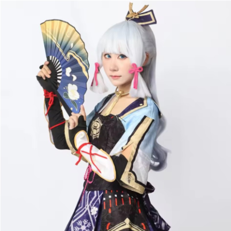 Kamisato Ayaka Cosplay Kostüm  - Costume Anime Cosplay ulasan dan harga