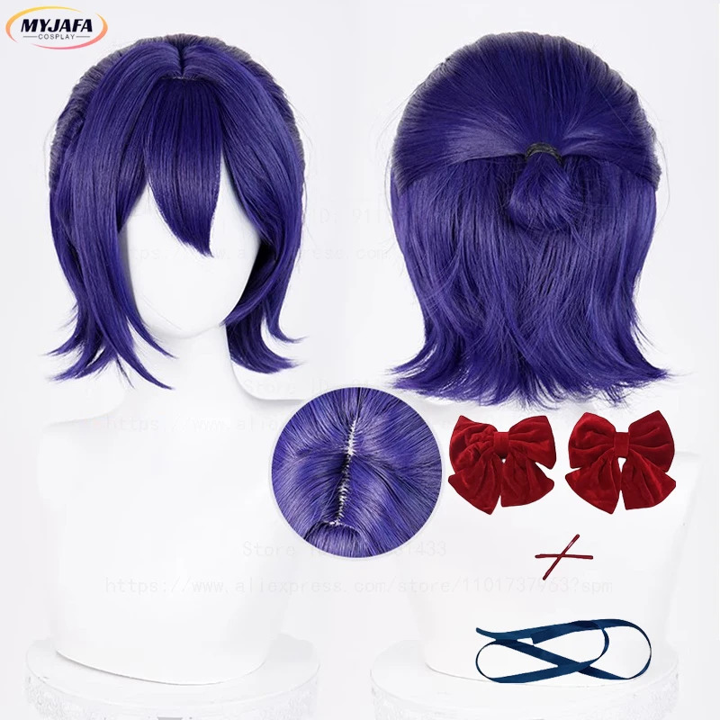 DY20High Quality Tiny Mita Cos - Anime Cosplay Blue Hair ulasan dan harga