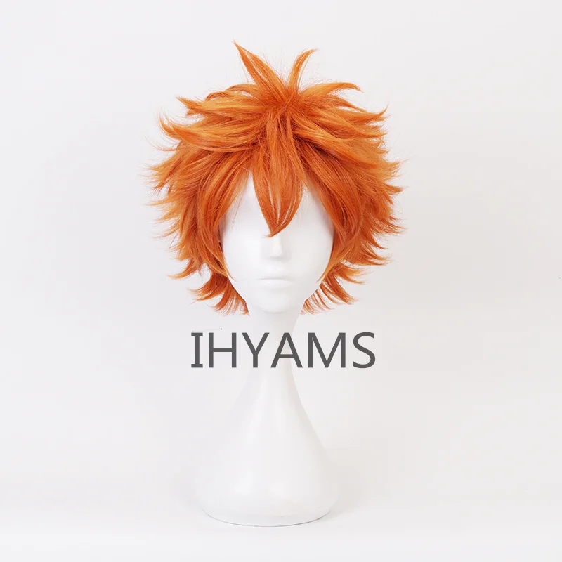 Hinata Syouyou Short Orange Fl - Anime Cosplay Orange Hair ulasan dan harga