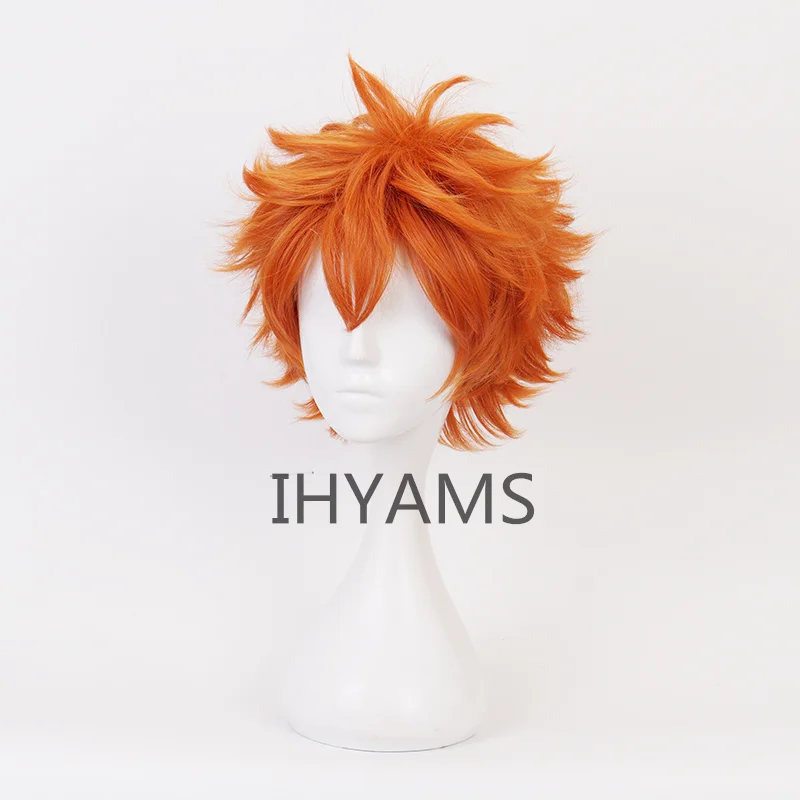 Hinata Syouyou Short Orange Fl - Anime Cosplay Orange Hair ulasan dan harga