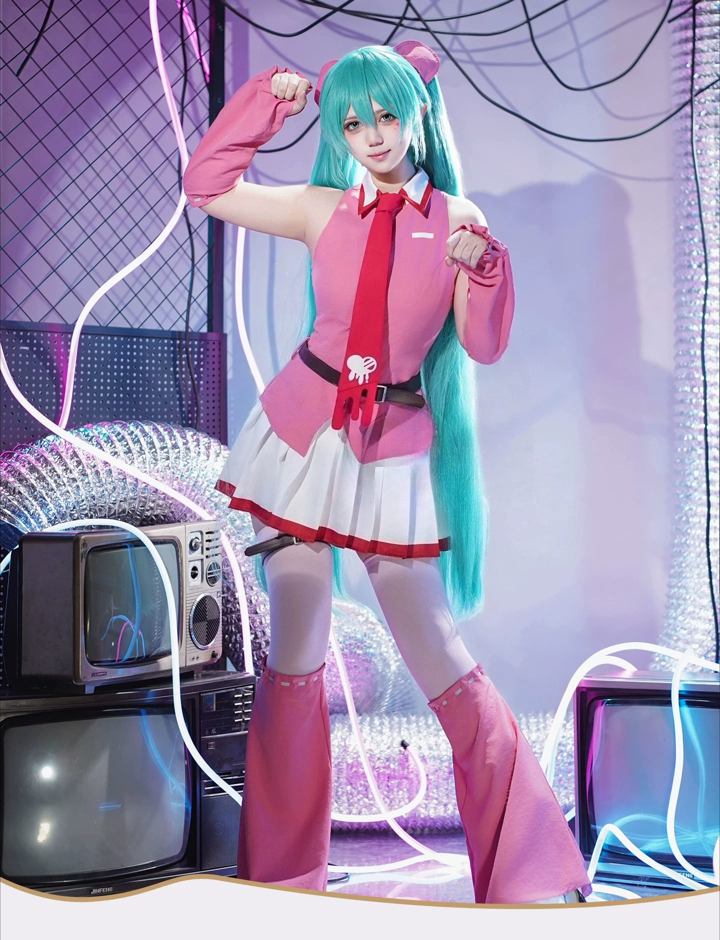 Miku Gloomy Bear Crossover lin - Anime Cosplay Female ulasan dan harga
