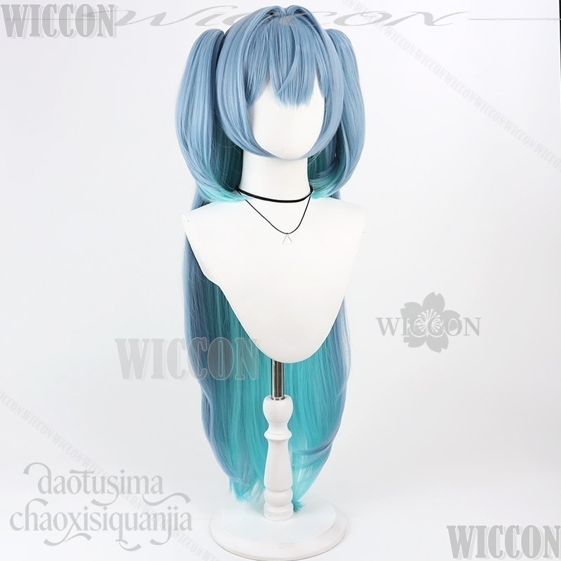 GODDESSS Game VICTORYSS Cospla - Anime Cosplay Blue Hair ulasan dan harga