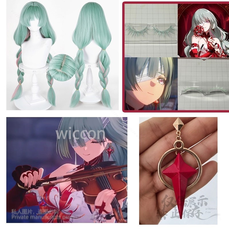 Anime Phrolova Cosplay Wig Gre - Costume Anime Cosplay ulasan dan harga