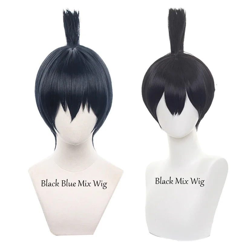 Anime Chainsaw Man Hayakawa Ak - Anime Cosplay Blue Hair ulasan dan harga