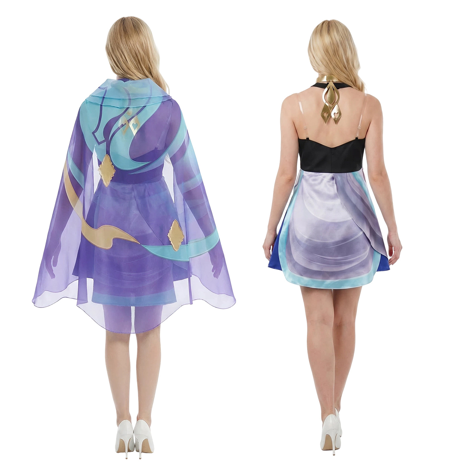 Dolia Dress with Headscarf Cos - Costume Anime Cosplay ulasan dan harga