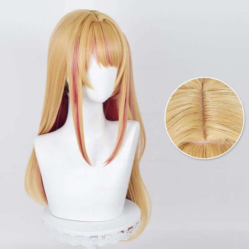 Anime Oshi No Ko Hoshino Ruby  - Anime Cosplay Orange Hair ulasan dan harga