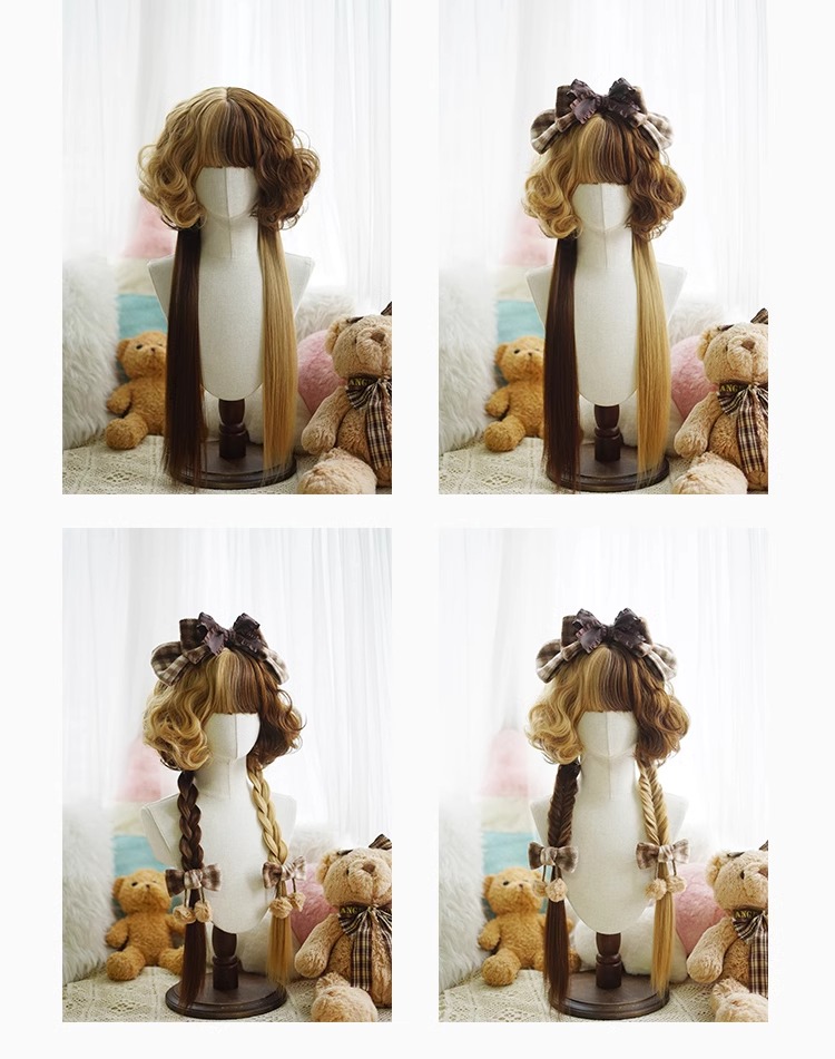 Jellyfish Head Wig Synthetic L - Anime Yang Cosplay ulasan dan harga