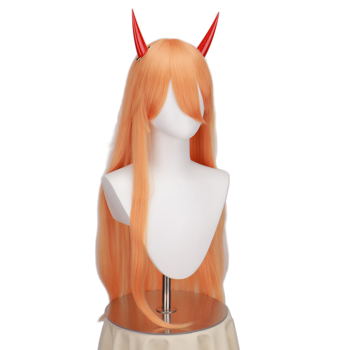 Anime  cosplay power cosplay w - Anime Cosplay Orange Hair ulasan dan harga