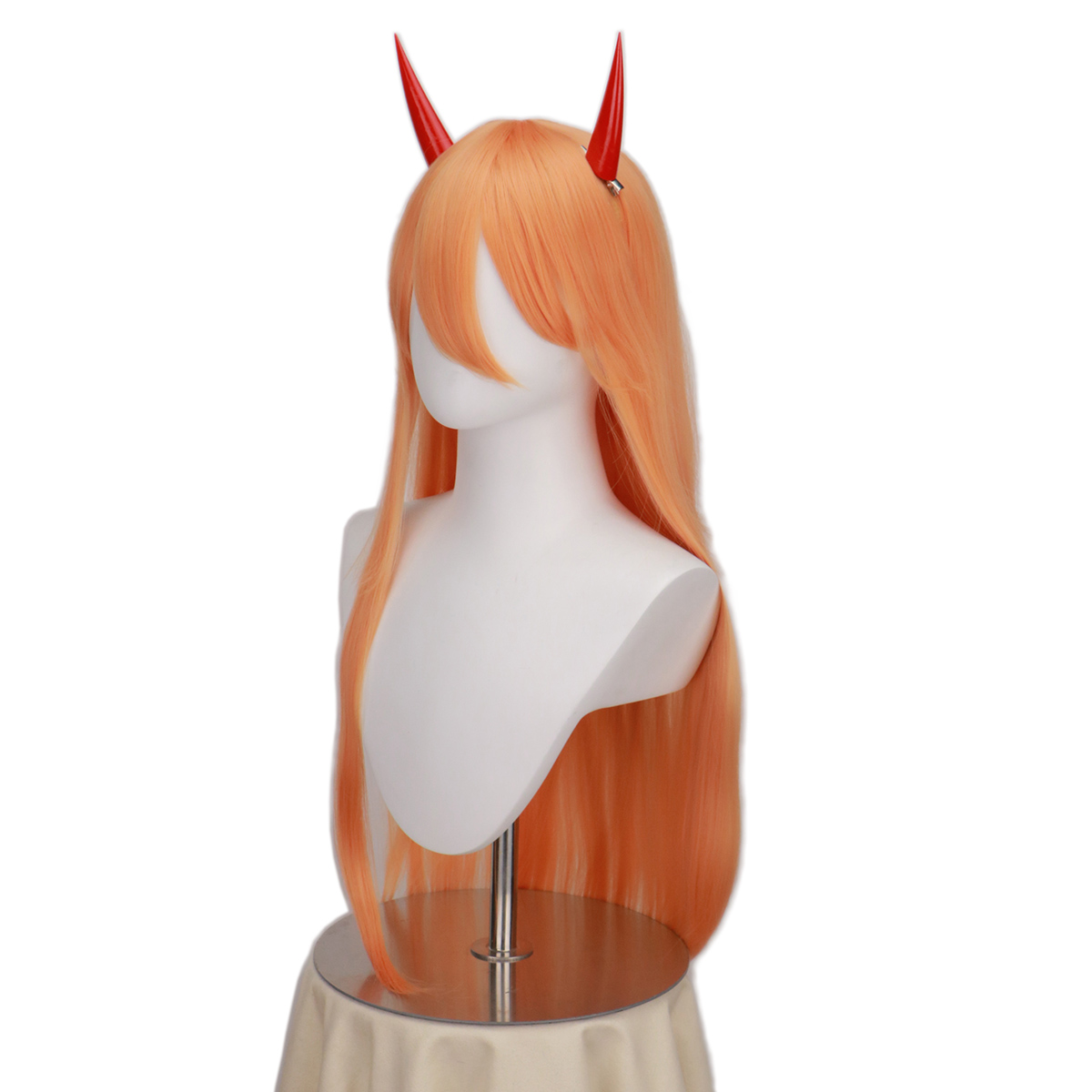 Anime  cosplay power cosplay w - Anime Cosplay Orange Hair ulasan dan harga