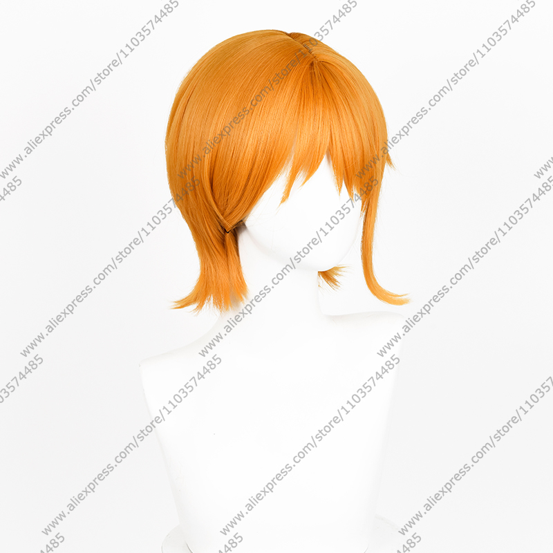 Anime Nami Cosplay Wigs 30cm O - Anime Cosplay Orange Hair ulasan dan harga