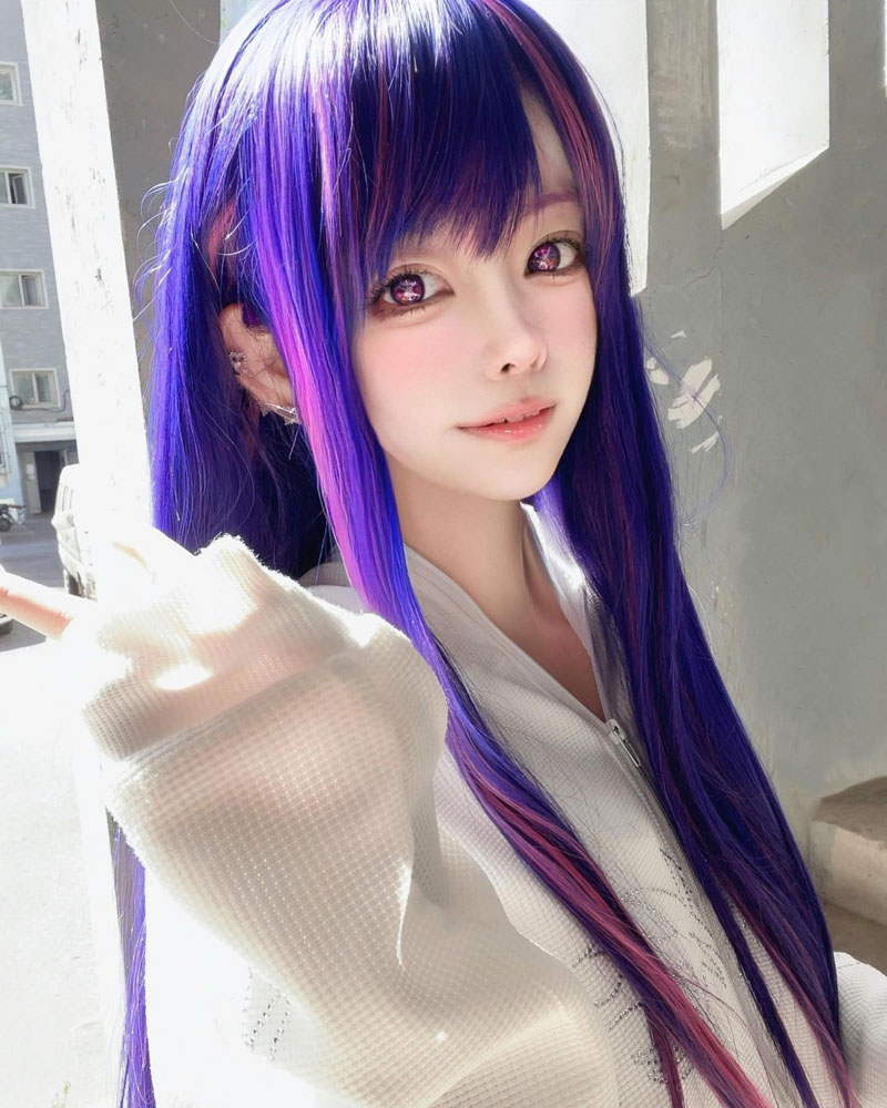 Oshi No Ko Hoshino Ai Cosplay  - Anime Cosplay Ai ulasan dan harga