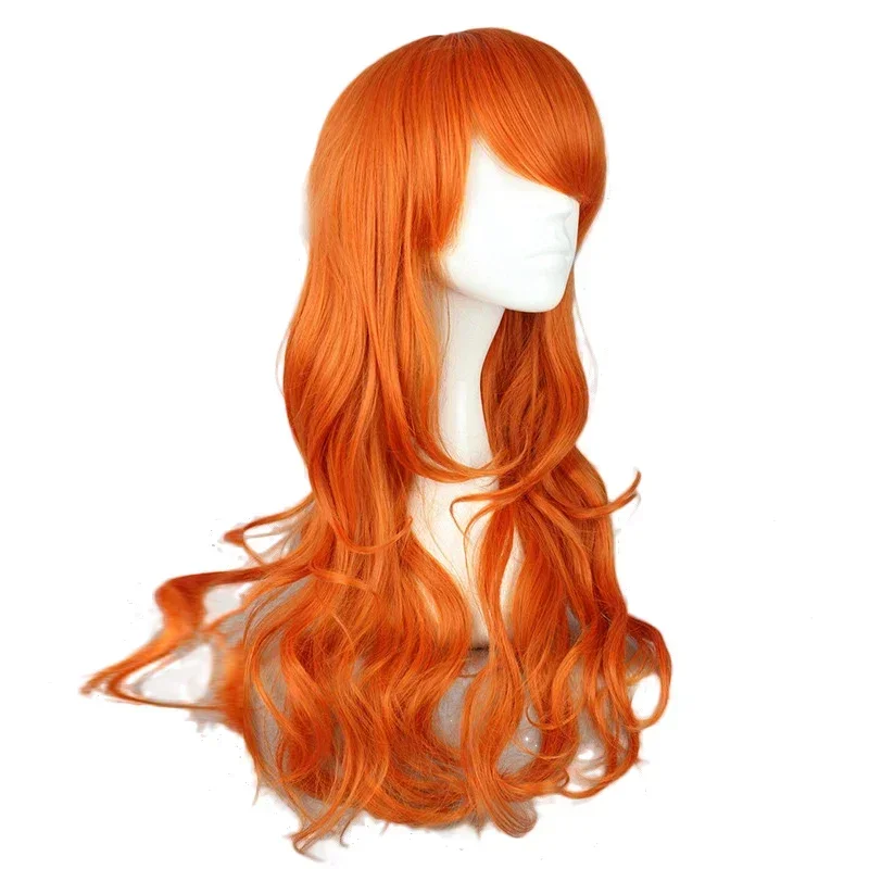 2026  Anime Nami Cosplay Wig 2 - Anime Cosplay Orange Hair ulasan dan harga