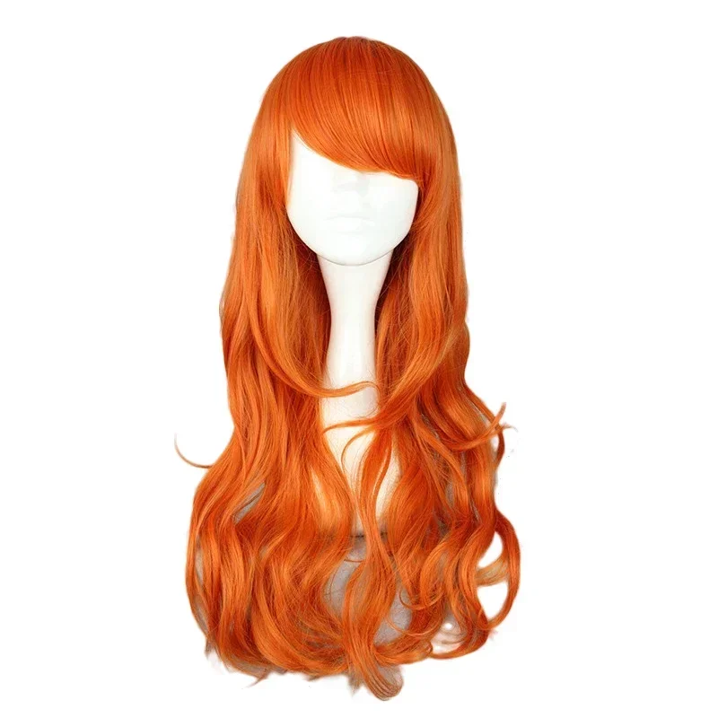 2026  Anime Nami Cosplay Wig 2 - Anime Cosplay Orange Hair ulasan dan harga