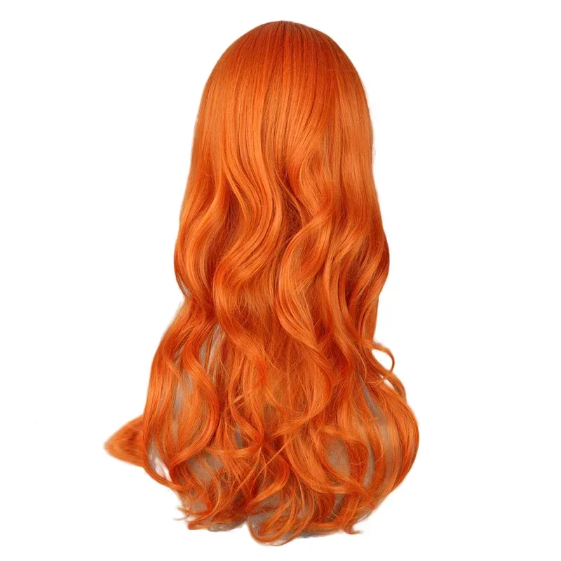 2026  Anime Nami Cosplay Wig 2 - Anime Cosplay Orange Hair ulasan dan harga