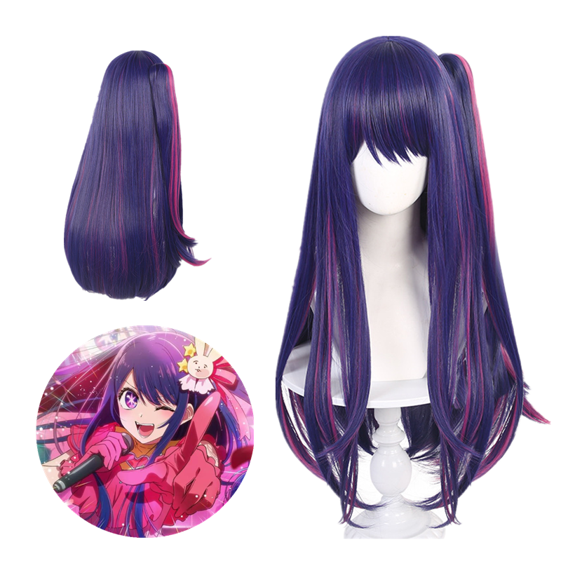 Oshi No Ko Hoshino Ai Purple W - Anime Cosplay Ai ulasan dan harga