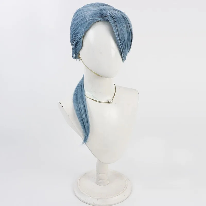 ABC123Anime Game Twisted-Wonde - Anime Cosplay Blue Hair ulasan dan harga